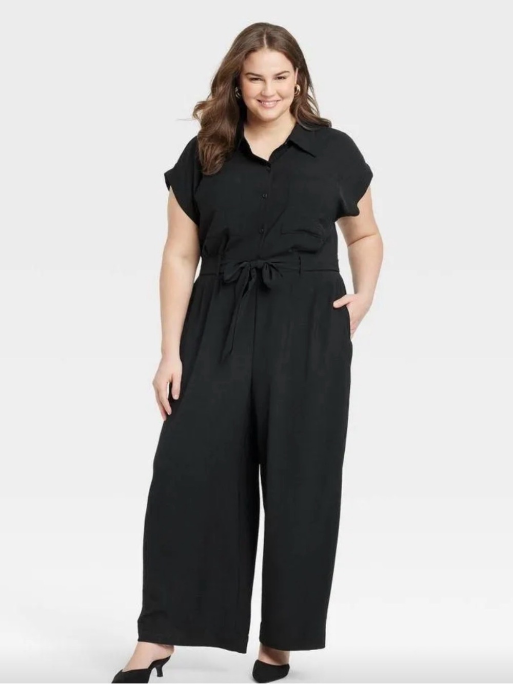A new day Women’s Short Sleeve Wide leg Jumpsuit